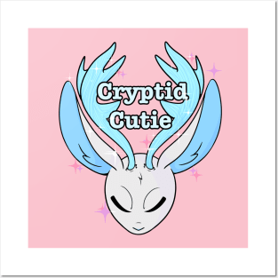 Jackalope Pastel-Cryptid Cutie Posters and Art